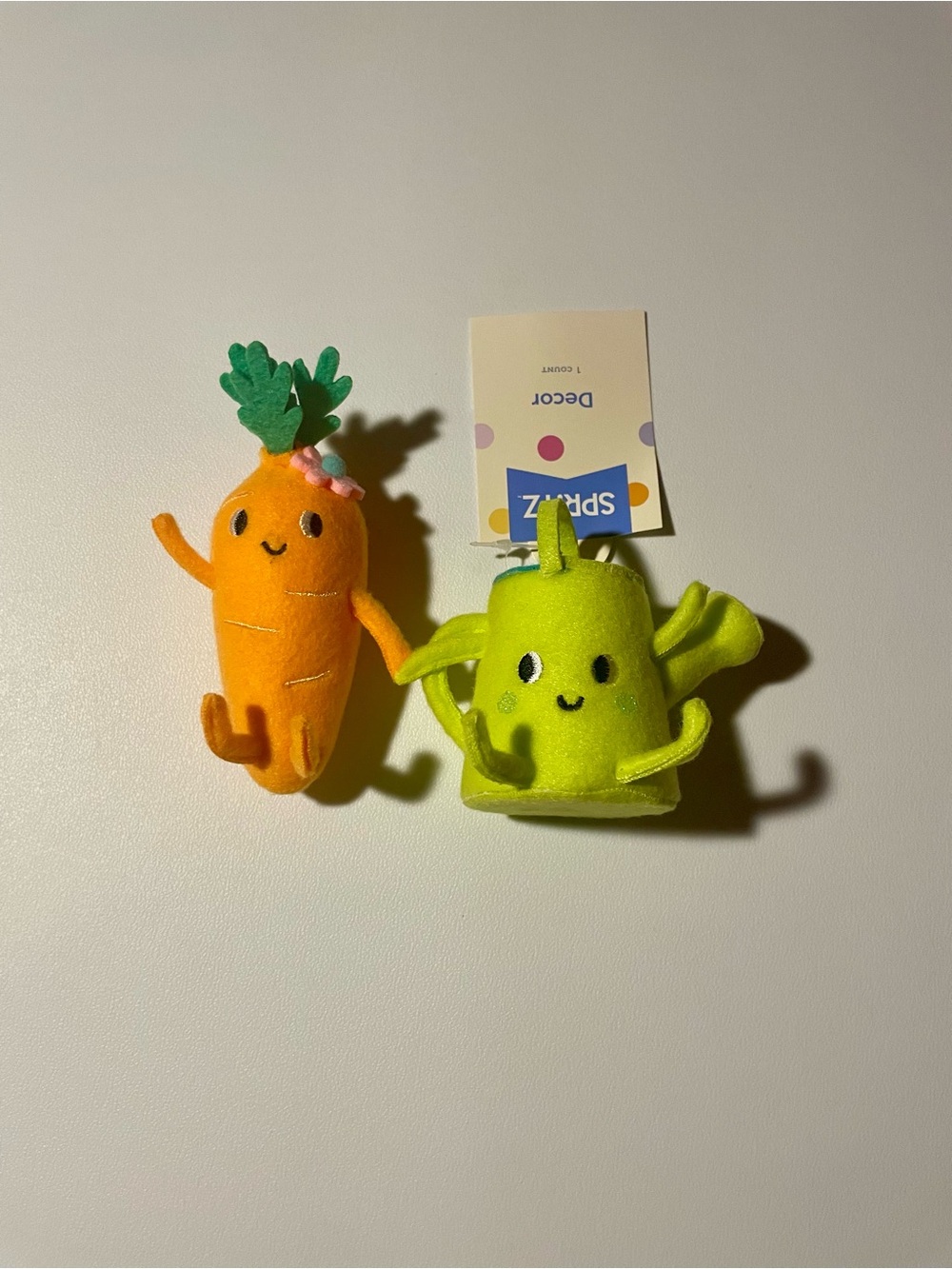 Target Spritz Easter 2026 Felt Duo Carrot & Watering Can Spring Decor NWT
